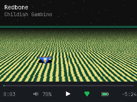 Screenshot of M5 Spotify Deck